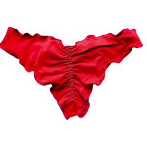 Bottom de bikini Brasileño culote push up Rojo Maia
