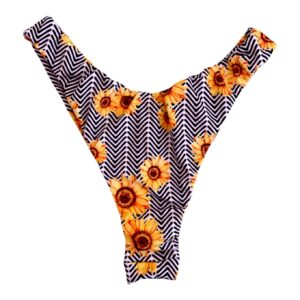 Bottom Mar Girasoles y Rayas