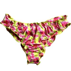 Bottom Maia Verde Limón Hojas Rosadas