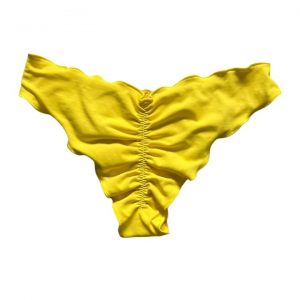 Bottom de bikini Brasileño culote push up Amarillo Maia