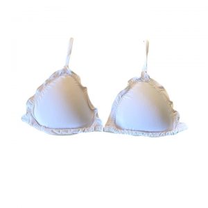 Top de bikini Brasileño triángulo blanco tradicional Kai