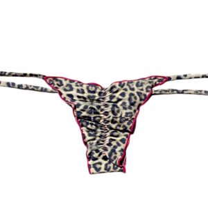 Bottom Mia Animal Print borde fucsia