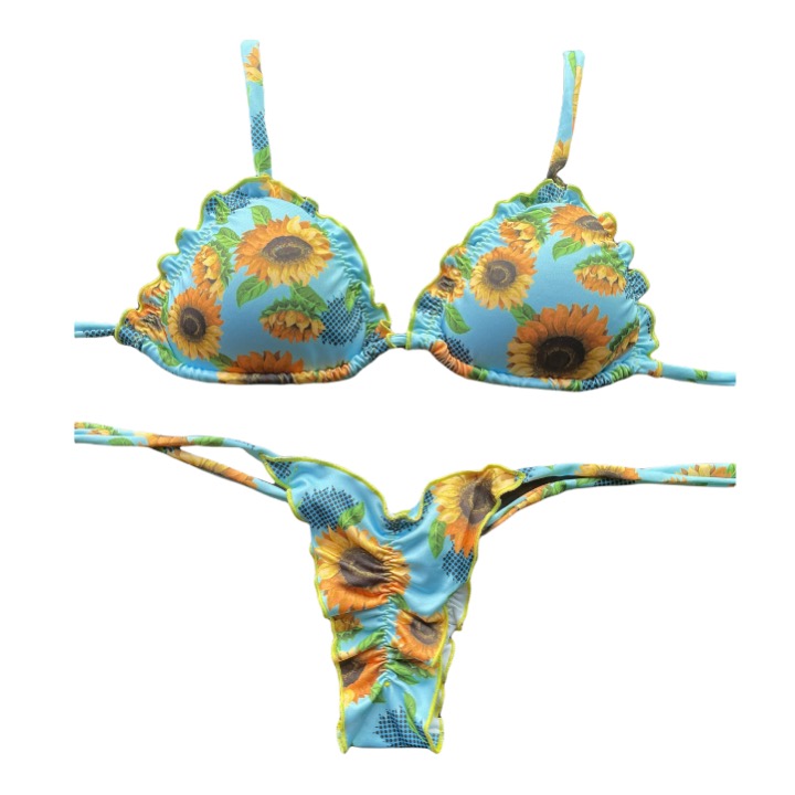 Top Kai Celeste Girasoles