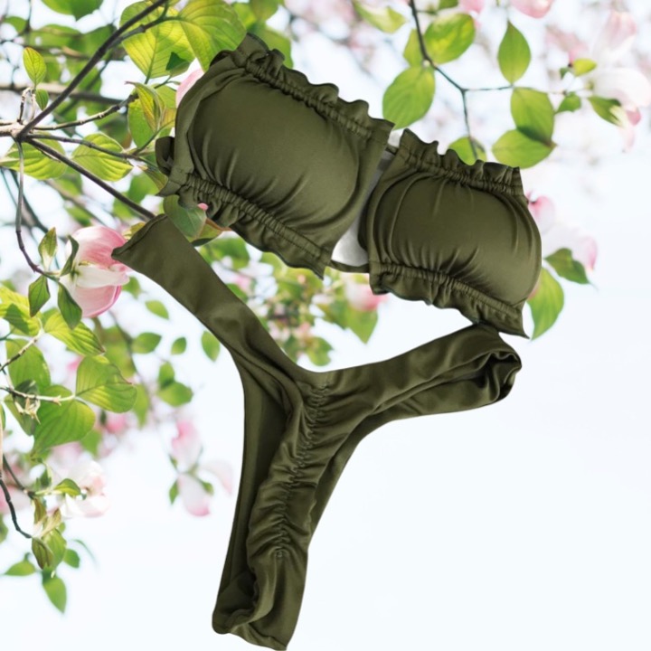 Bottom Lara verde militar - Imagen 2