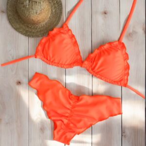 Conjunto Kai maia Naranjo satinado