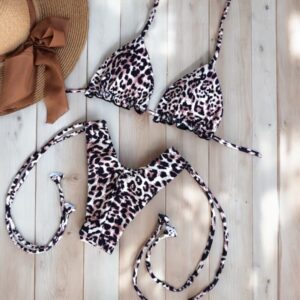 Conjunto Sol Annia Mini Animal Print