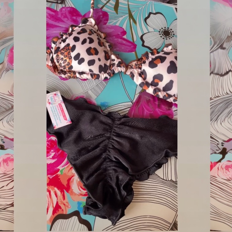 Conjunto Kai Maia mariposas print negro - Imagen 3